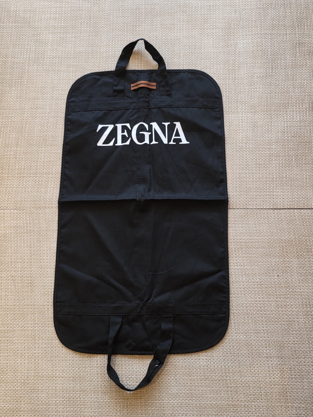 Ermenegildo Zegna Black Garment Bag Suit Travel Carrier Medium